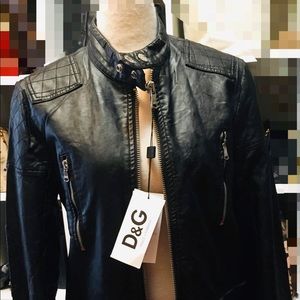 💯Authentic D&G for MEN leather jacket